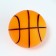 Toy-chart for goodies "Basketball", 8 cm, orange