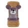 Terry towel, size 70x140 cm, brown color