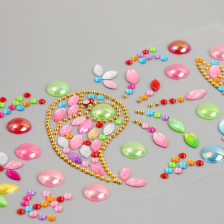 Decorative jewelry from rhinestones "Dolphin"-1