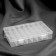 Organizer for needlework, with removable cells, 24 departments, 19.5 × 13.5 × 3.5 cm, the color is transparent