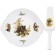 A plate for a cake with a Bernadotte spatula, decor "Hunting Stories", 27 cm