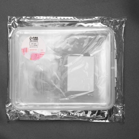 Littleness storage container, 11.5 × 9 × 2.8 cm, transparent color-2