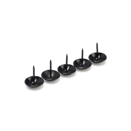 Tundra nails, decorative, 19x22 mm, black, 50 pcs-10
