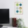 Panel Interior Metal "Non -colored circles with texture" gold 1x39.5x60 cm