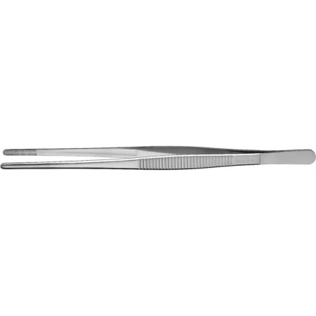 Antimagnetic bison tweezers, professional, straight, precision, 250 mm