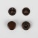 Installation button, alpha (S-shaped), d = 10 mm, antique color
