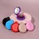 The comb is massage, folding, with a mirror, d = 6 cm, color mix