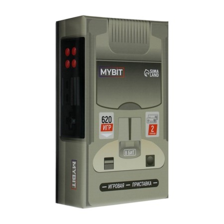 Game console Mybit Game-6, 8 bits, 620 games, RCA, 2 wireless joysticks, black-8