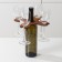 Wine and four glasses stand, 18 × 18 × 2 cm