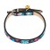 Flower Print embossed collar, 30 x 1 cm, Mix flowers