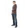 Male hoodies, size 56, brown color