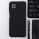 Innovation cover, for Samsung Galaxy A12, silicone, matte, black