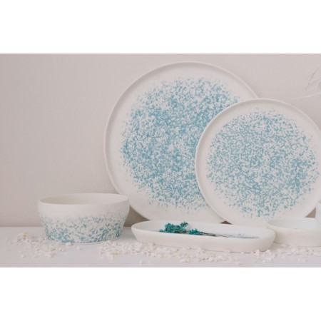 Porcelain dessert plate Magistro "Lunar Ocean", D = 22 cm-5