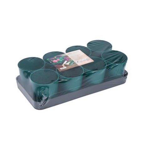Set for seedlings: glasses of 500 ml (8 pcs), pan 40 × 20 cm, color mix, Greengo-14
