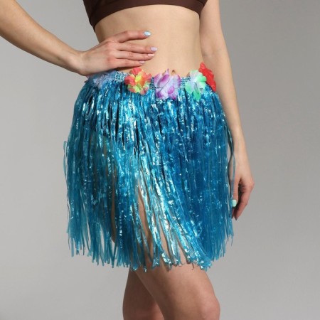 Hawaiian skirt, color 40 cm, mix-1