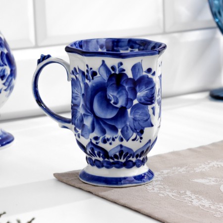 Mug "Capital", 350 ml, gzhel-1