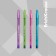 Gel pen Erichkrause R-301 Spring Gel Stick, blue ink, node 0.5 mm, letter line 600 meters