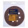 Circle of abrasive grinding under the "Velcro" tundra, perforated, 125 mm, p600, 10 pcs.