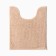 Set of bathroom rugs Ethel Bukley Color Bezh 2 pcs, 38x58 cm, 48x38 cm