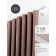 Decofest "Aron" curtain, size 200x270 cm, velor, cocoa color with milk