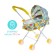 Stroller for dolls, universal, metal frame