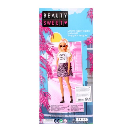 Miranda hinge doll with accessories, mix-12