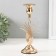 Summary metal per 1 candle "Golden section" d = 2-6 cm 8x8x23 cm