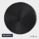 Serving napkin on the Glori Magistro table, d = 38 cm, black color