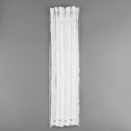 Lightning "Spiral", No. 3, non -proceeding, castle machine, 40 cm, white color-2