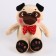 Soft toy "Bonya", butterfly tie