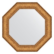 Mirror in the baguette frame, copper Eldorado 73 mm, 53.6x53.6 cm