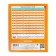 Substantial notebook "Bright color", 48 sheets in the "Algebra" cage, covered cardboard, selective varnish, with reference material