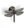 Cappio Pro Pro Pro Pro Dragonfly Handle 47 x 60 mm, the color is old. silver