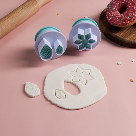 A set of pastry shops "Leaves", 2 pcs