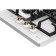 Hound surface HIBERG VM 4535 W, gas, 3 burners, touch timer, white