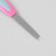 Metal file for nails, rubberized handle, 12 cm, color mix