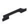 Cappio bracket handle, aluminum, m/o 96 mm, black color with gray insert