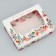 Gift box, packaging, “only for you”, flowers, 16.5 x 12.5 x 5 cm