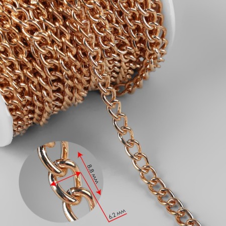 A bag for a bag, iron, 6.2 × 8.8 mm, 10 ± 0.5 m, gold color-1