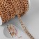 A bag for a bag, iron, 6.2 × 8.8 mm, 10 ± 0.5 m, gold color