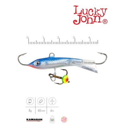 Balancir Lucky John Classic 4.5, equipped, 5 cm-1