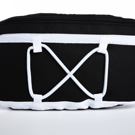 Board waist with lacing, black color-3