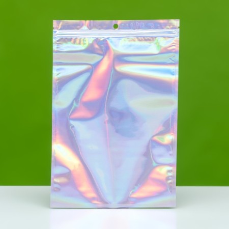Zip-Lock Pat Pat, Iridist, with a continuous window, flat, euro-slopes 20 x 30 cm-1
