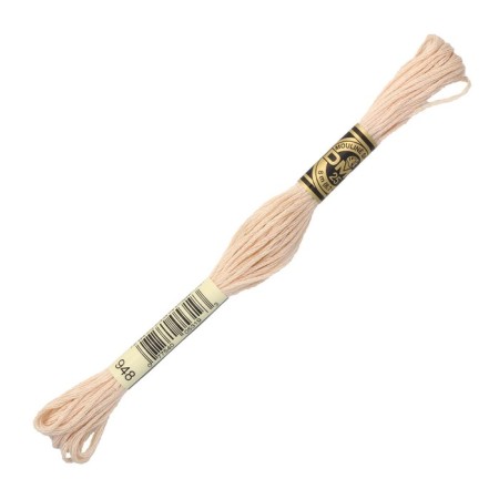 The threads of the DMC 117 (948), 12 pcs. packaged