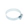 Chervyeric zein clamp, end-to-end carriage, diameter 40-63 mm, width 12.7 mm, galvanized
