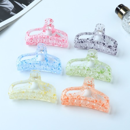 Hair crab "Madeleine" arc, 9.5 cm, mix-1