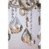 Caprice 6x40W E14, Platinum 65x65x59 cm
