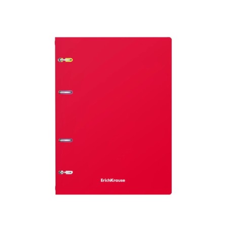 A notebook on the rings A5, 80 sheets in the Erichkrause "Classic", a plastic cover, an offset unit, whiteness is 100%, mix-7