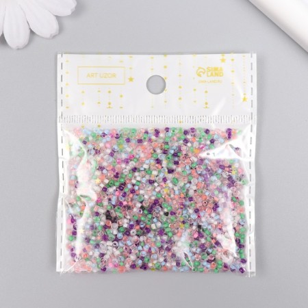 Glass 12/0 "Transparent color. Melange" 30 g-2