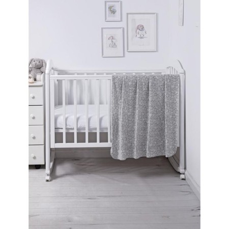 Fleet “Watercolor Hearts” plaid, size 100x140 cm, color gray color